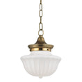 Load image into Gallery viewer, Dutchess Small Pendant - Aged Brass Finish
