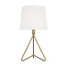Dylan Small Table Lamp - Burnished Brass Finish