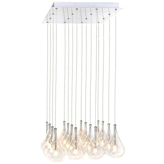 Larmes 16i-Light Pendant - Polished Chrome