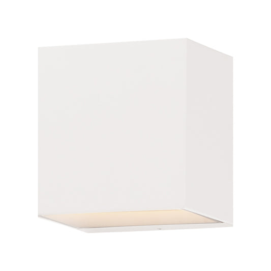 Blok LED Outdoor Wall Sconce - White