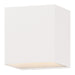 Blok LED Outdoor Wall Sconce - White