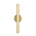 Load image into Gallery viewer, Ebell Medium Wall Sconce - Natural Brass Finish
