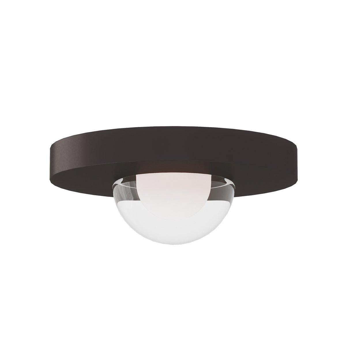 Ebell Mini Flush Mount - Dark Bronze Finish