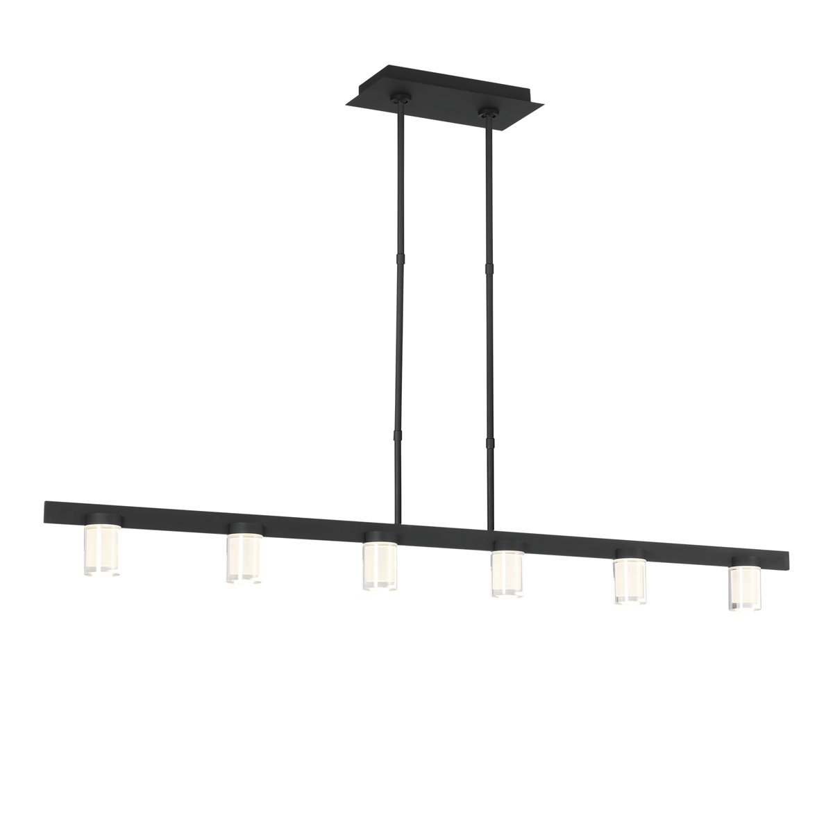 Esfera Large Linear Suspension - Nightshade Black Finish