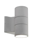 Load image into Gallery viewer, Lund 7" LED Outdoor Wall Sconce - Gray Finish
