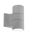 Lund 7" LED Outdoor Wall Sconce - Gray Finish
