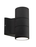 Load image into Gallery viewer, Lund 7" LED Outdoor Wall Sconce - Black Finish
