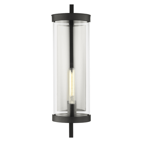 Eastham Large Wall Lantern - Textured Black Finish