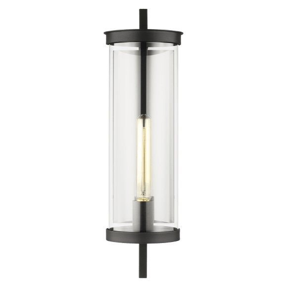 Eastham Medium Wall Lantern - Textured Black Finish