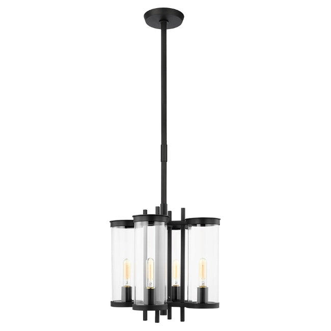 Eastham Outdoor Chandelier - Textured Black