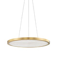 Load image into Gallery viewer, Eastport Small Pendant - Aged Brass Finish
