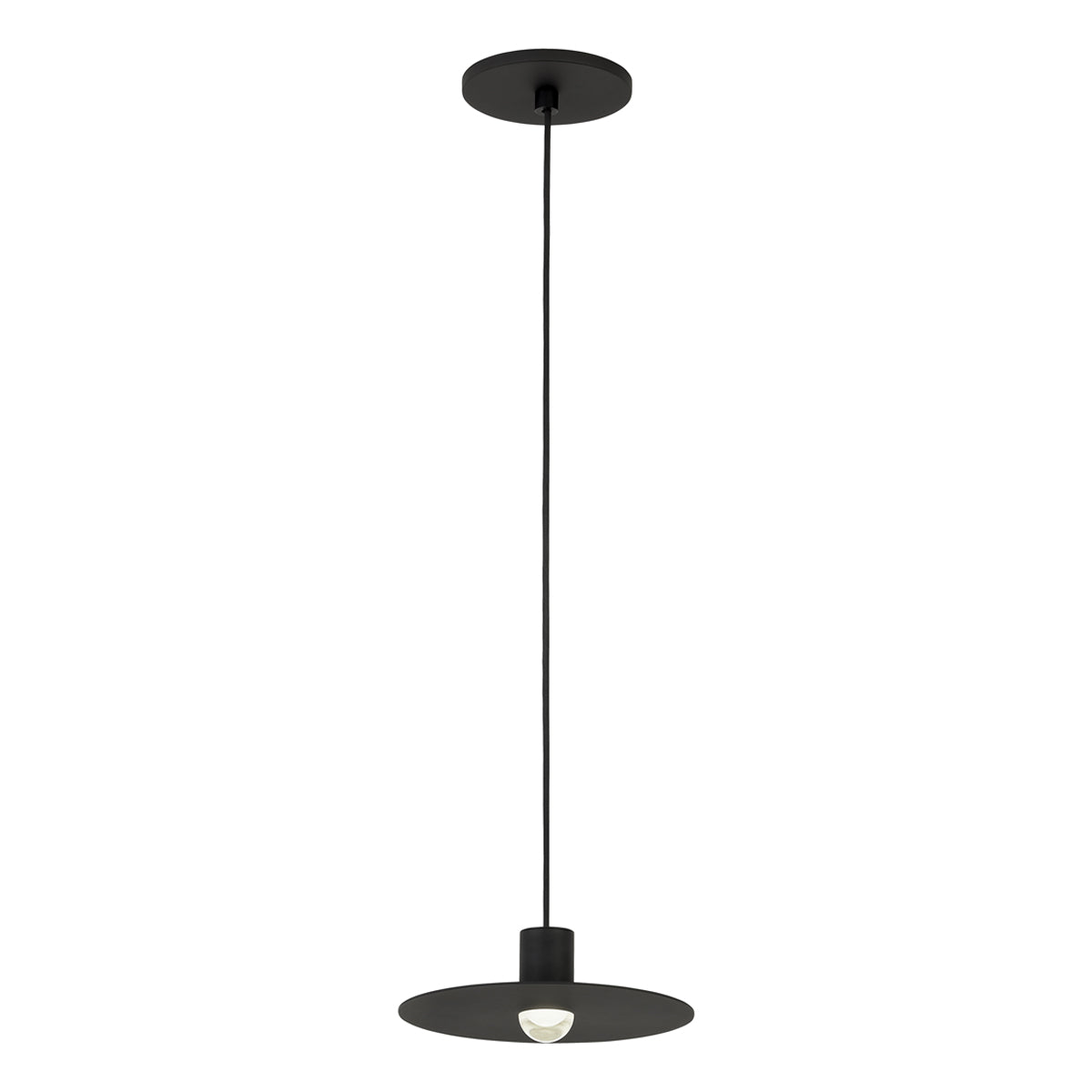 Eaves Pendant - Nightshade Black Finish Standard Canopy