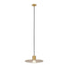 Eaves Pendant - Natural Brass Finish Port Alone Canopy