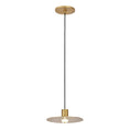 Load image into Gallery viewer, Eaves Pendant - Natural Brass Finish Standard Canopy
