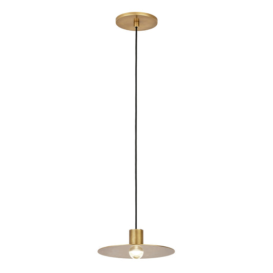 Eaves Pendant - Natural Brass Finish Standard Canopy