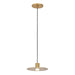 Eaves Pendant - Natural Brass Finish Standard Canopy