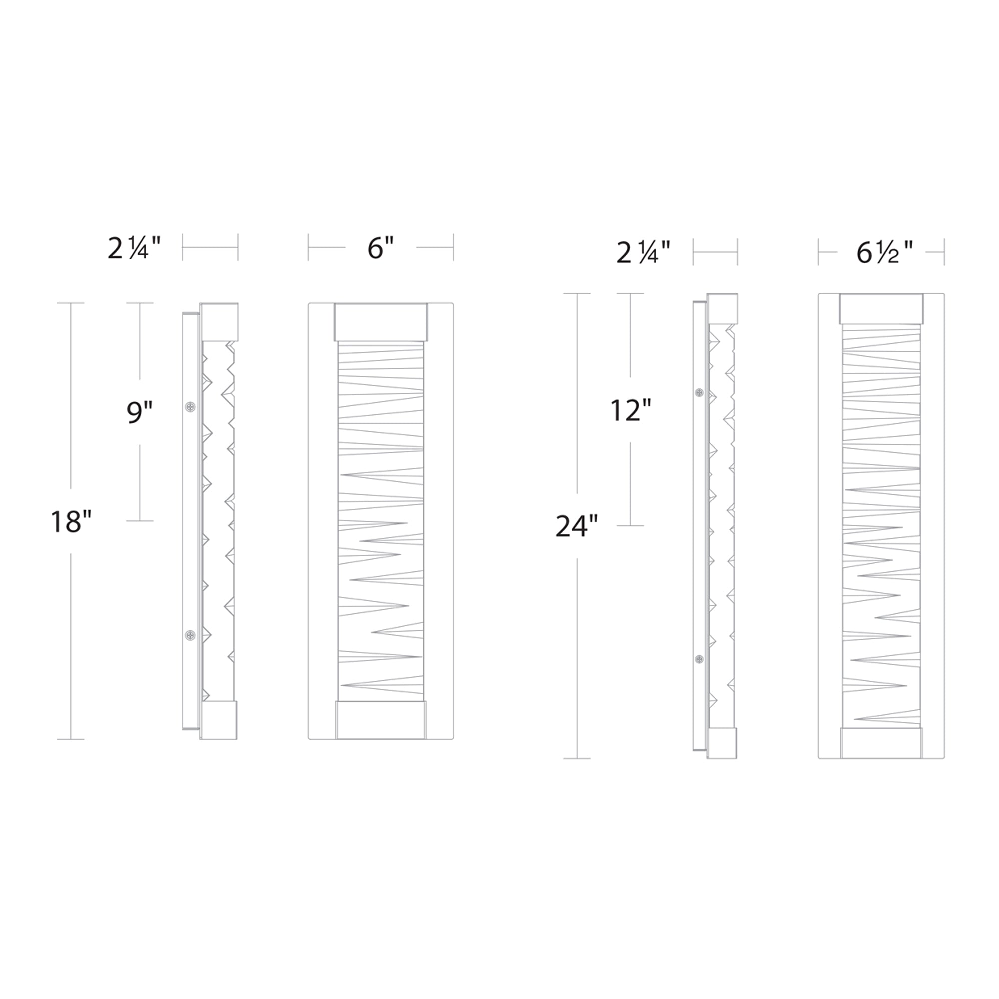 Echelon LED Wall Sconce - Diagram