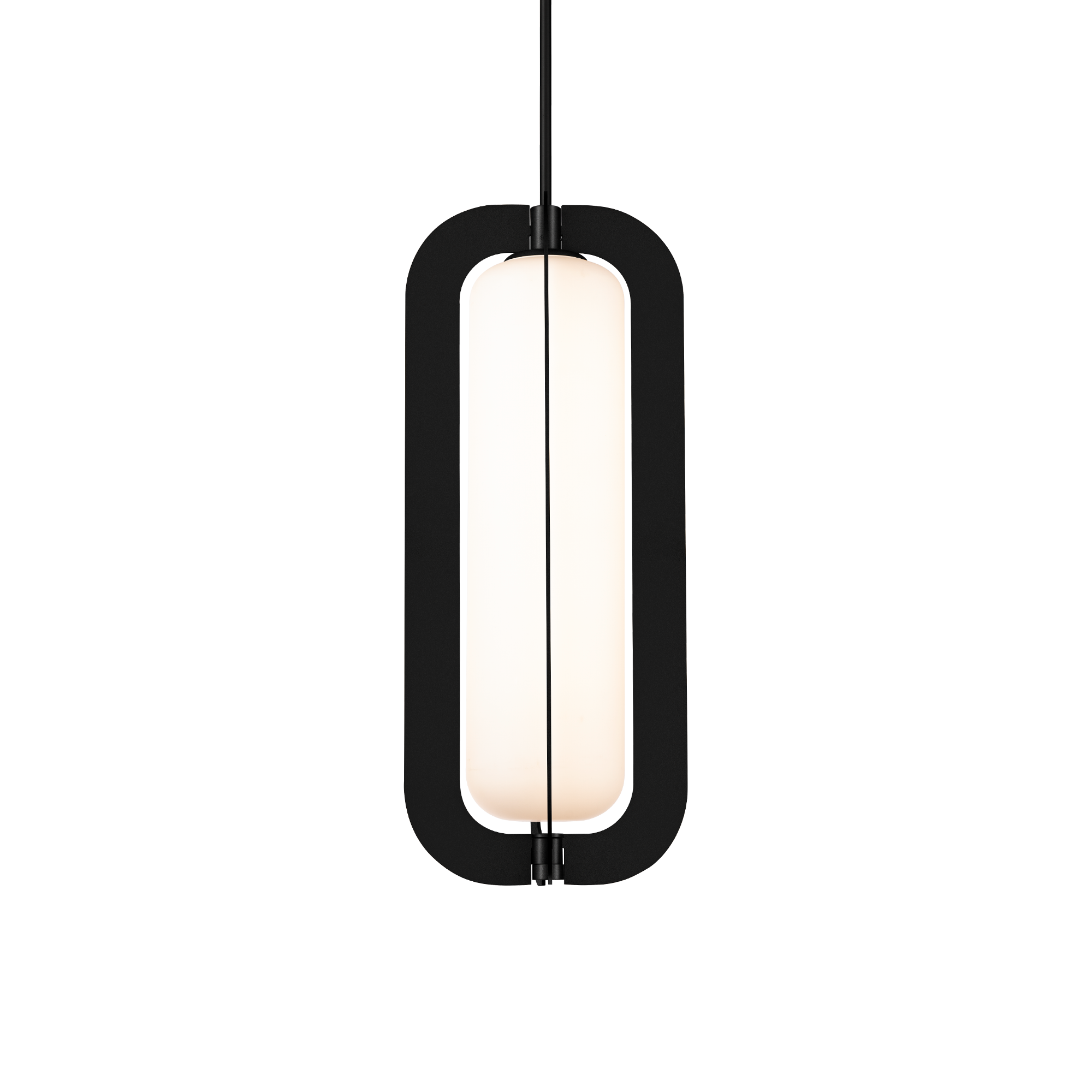 Echelon Long Pendant - Black