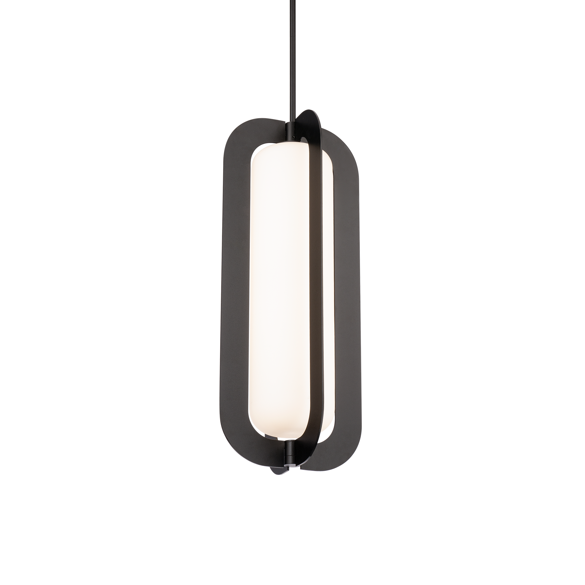 Echelon Long Pendant - Black