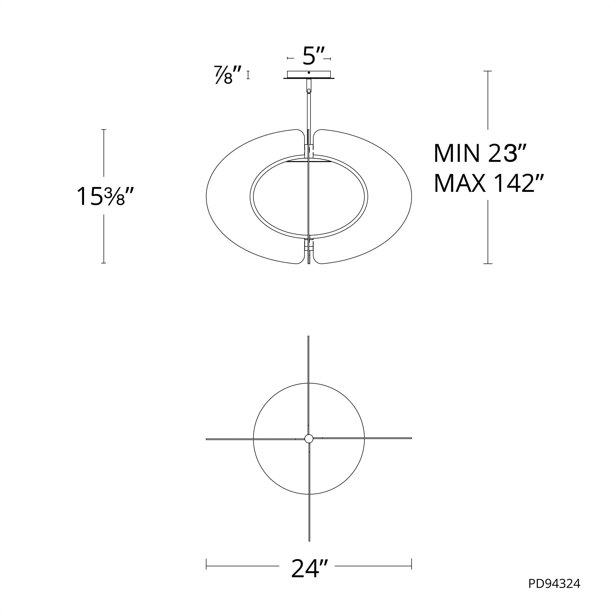 Echelon Pendant - Diagram