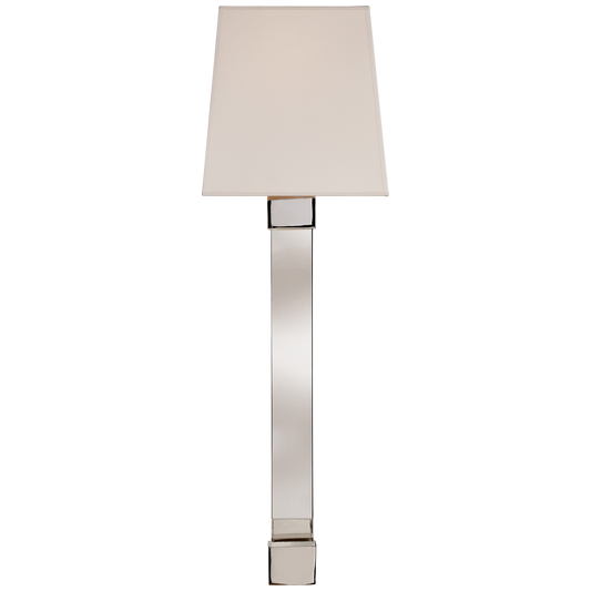 Edgar Large Sconce - Polished Nickel
