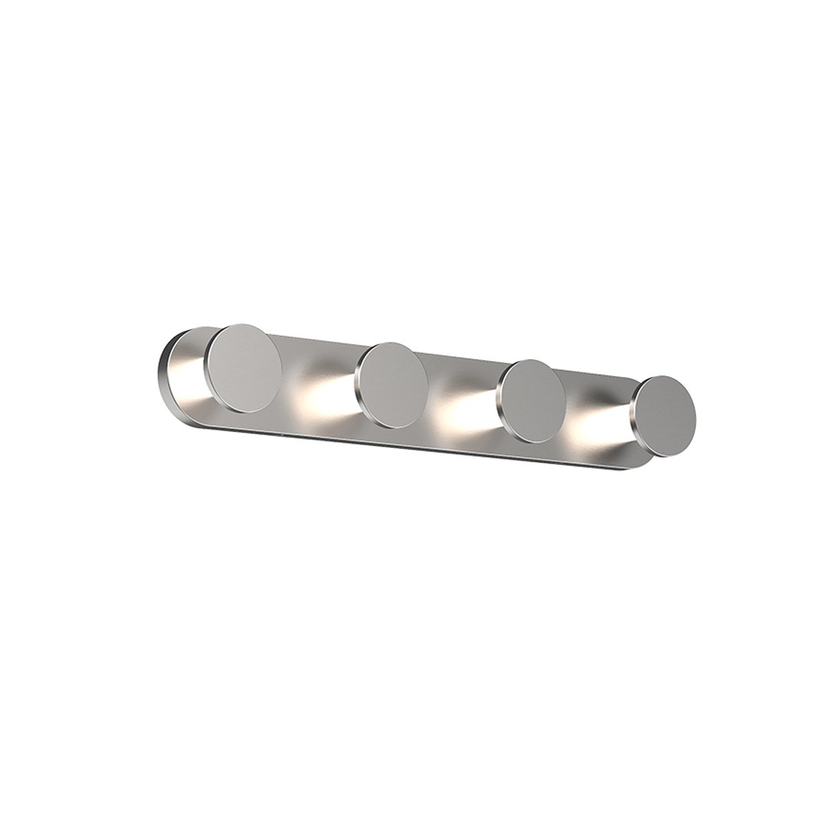 Edna 4-Light LED Bath Bar - Brushed Nickel Finish