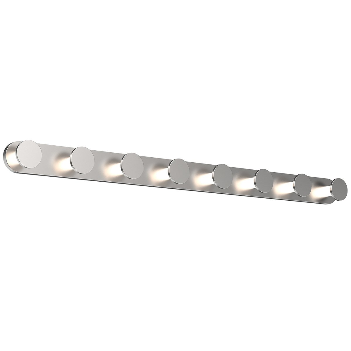 Edna 8-Light LED Bath Bar - Brushed Nickel Finish