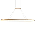 Load image into Gallery viewer, Eerie Large Linear Pendant - Antique Brass
