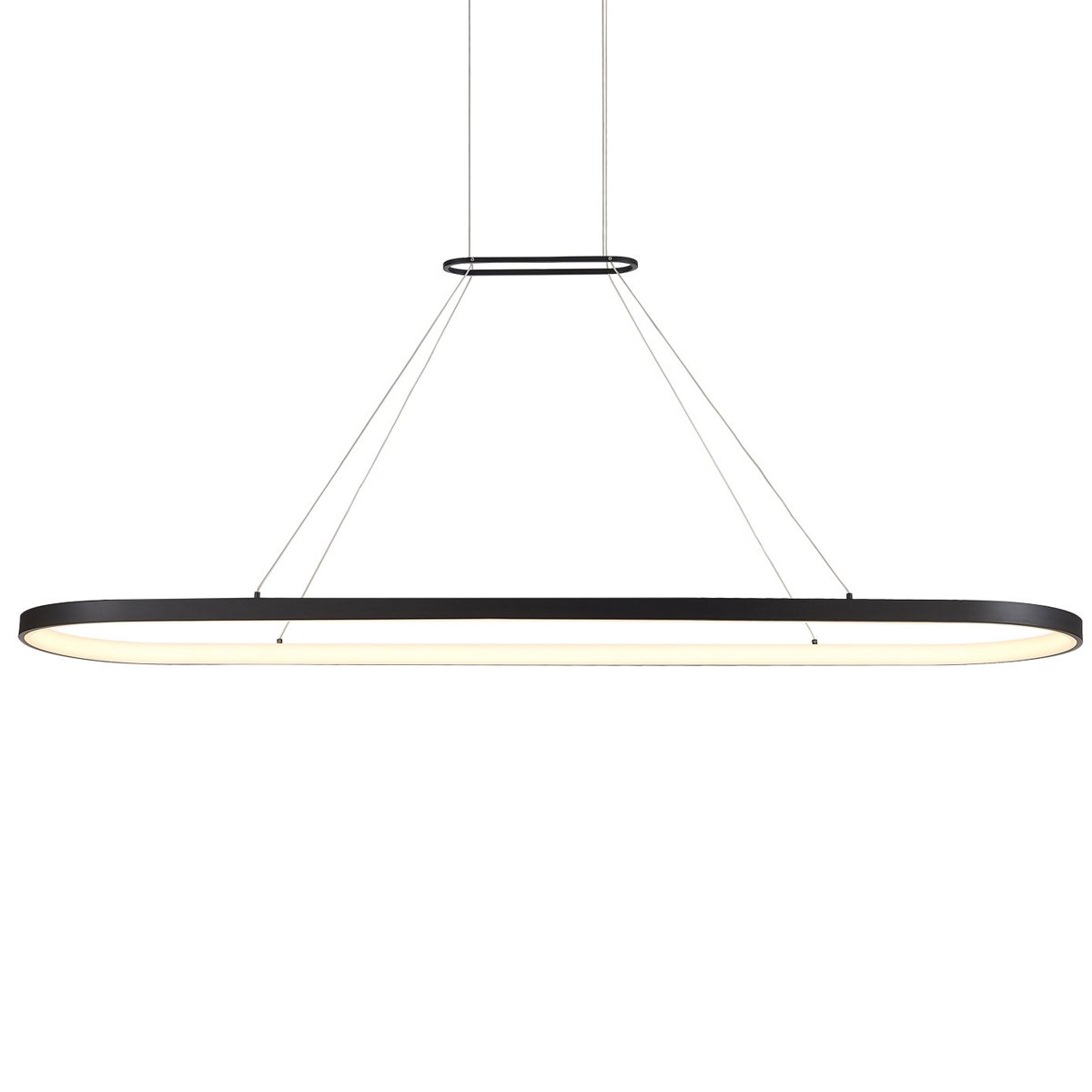 Eerie Large Linear Pendant - Black