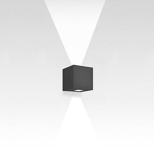 Effetto Square Outdoor LED Wall Light 2 Large Beams