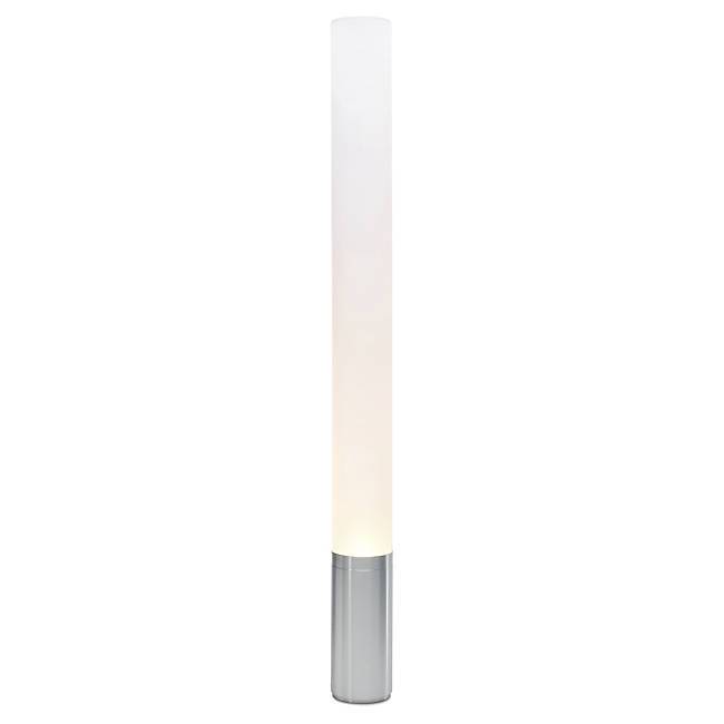 Elise 48" Floor Lamp - Satin Silver Finish