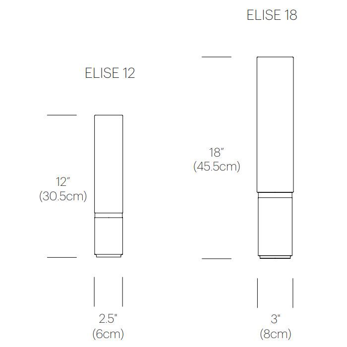 Elise Table Lamp - Diagram