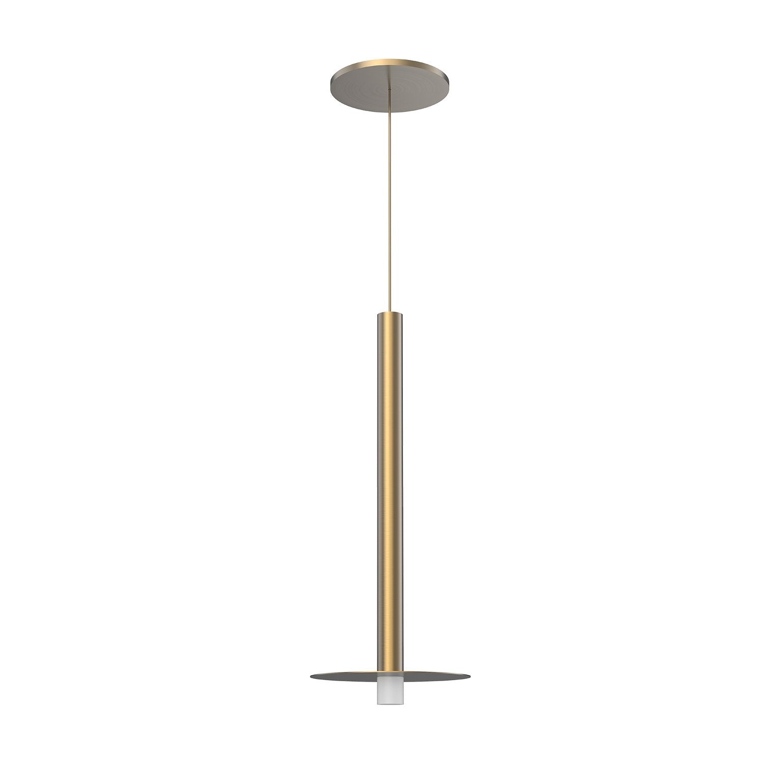 Elixir Disc LED Mini Pendant - Gold Finish