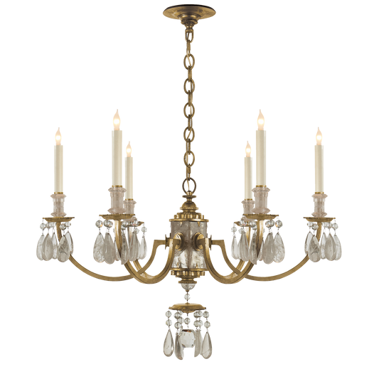 Elizabeth Chandelier - Gilded Iron Finish