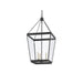 Ellerman Lantern - Old Iron Finish with Seeded Glass