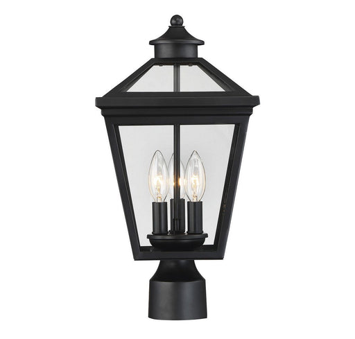 Ellijay Post Lantern - Black Finish