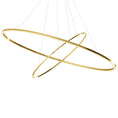 Load image into Gallery viewer, Ellisse Double Mega LED Pendant - Gold Finish
