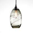 Load image into Gallery viewer, Ellisse Multipoint Pendant - Matte Black/Optic Smoke
