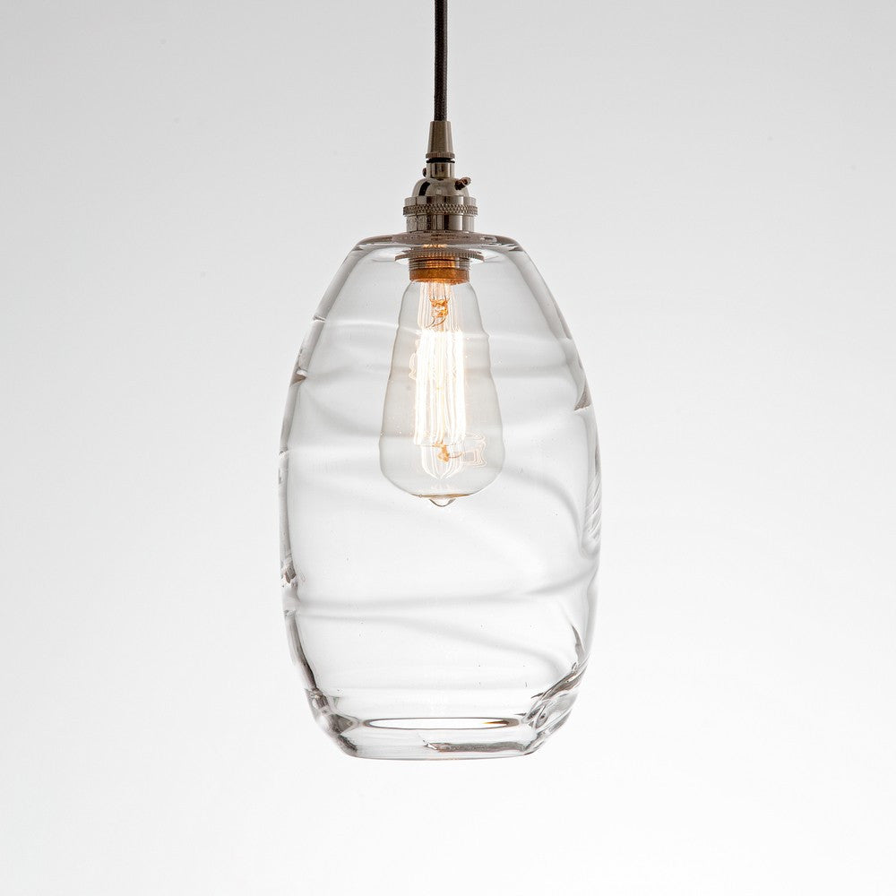 Ellisse Multipoint Pendant - Metallic Beige Silver/Optic Clear