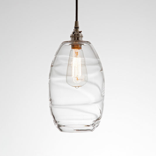 Ellisse Multipoint Pendant - Metallic Beige Silver/Optic Clear