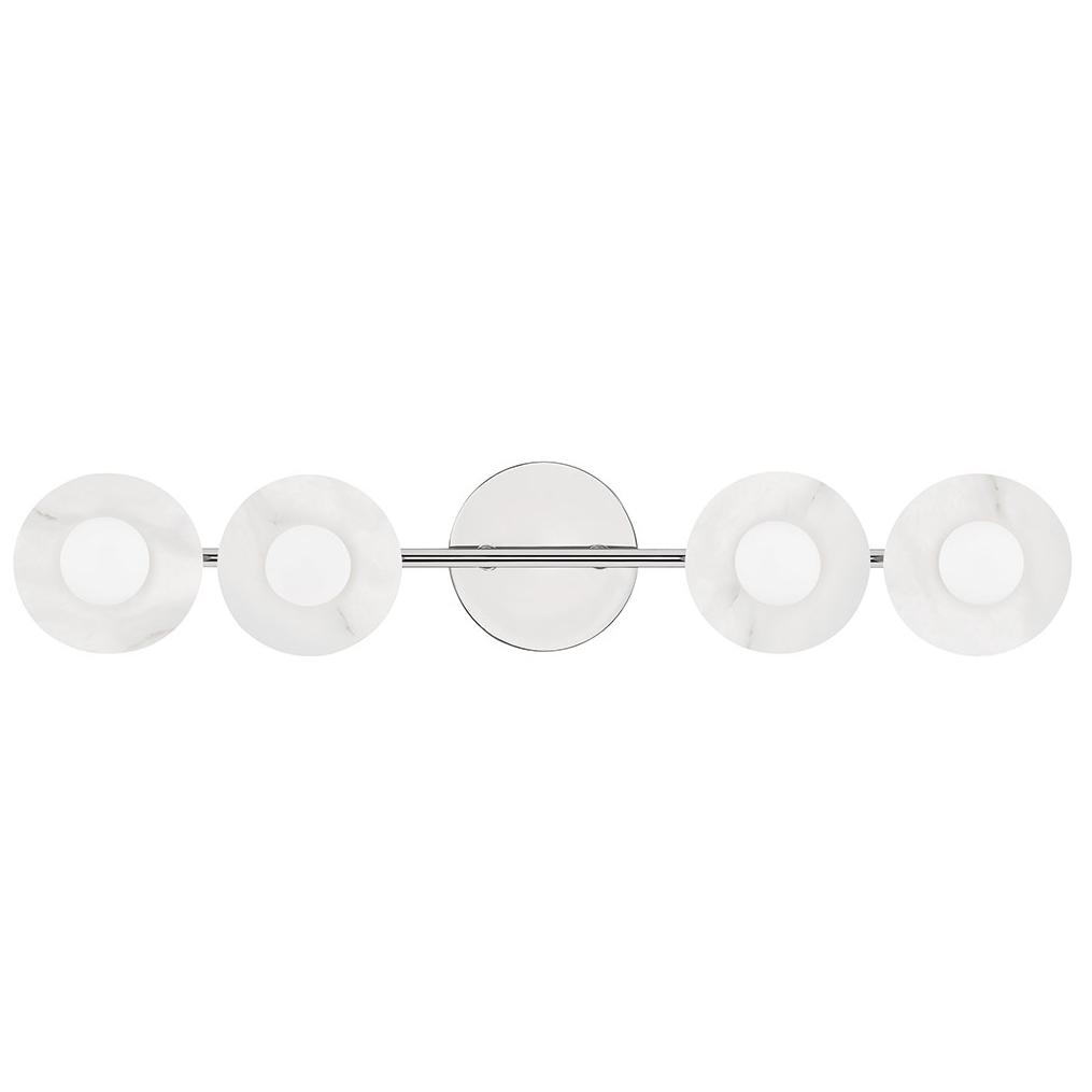 Elmont 4-Light Bath Vanity - Polished Nickel Finish