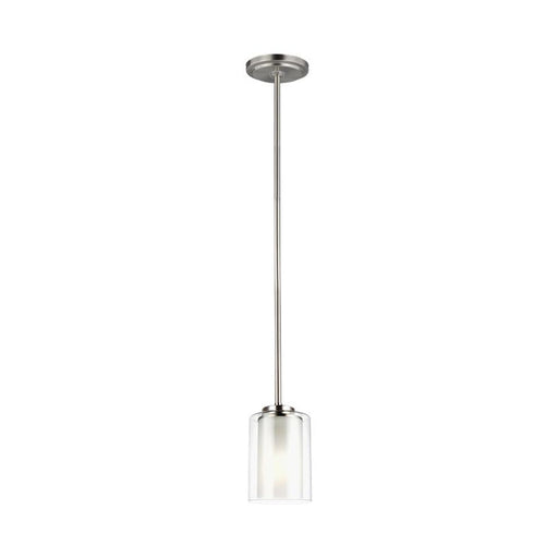 Elmwood Park One Light Mini-Pendant - Brushed Nickel Finish