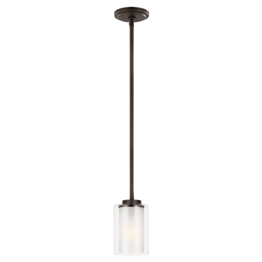 Elmwood Park One Light Mini-Pendant - Bonze Finish