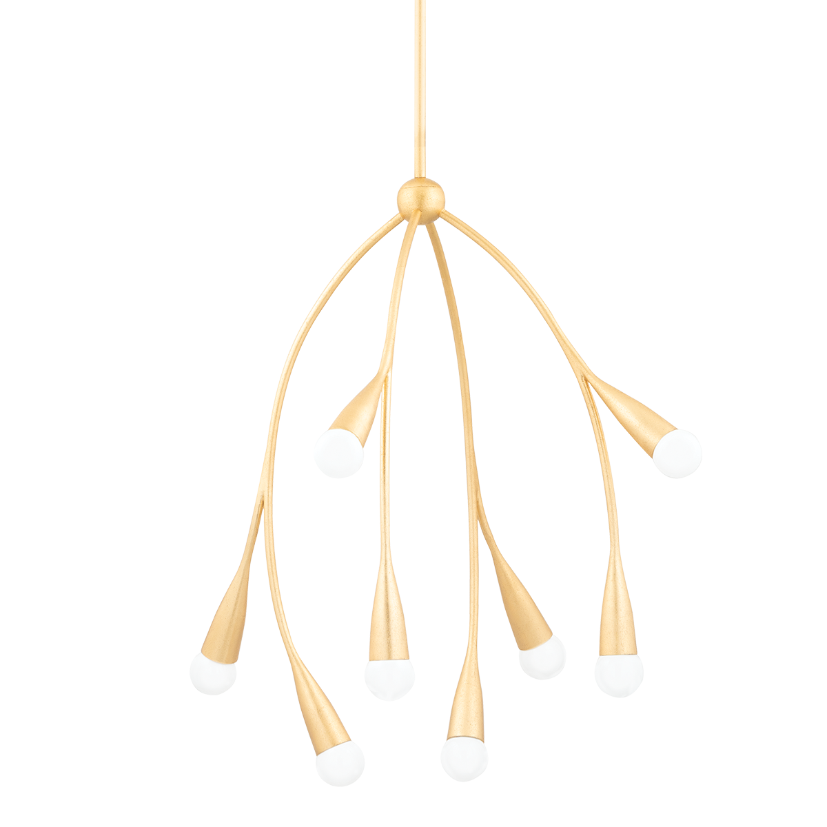 Elsa Chandelier - Gold Leaf Finish