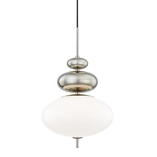 Elsie Pendant - Polished Nickel Finish