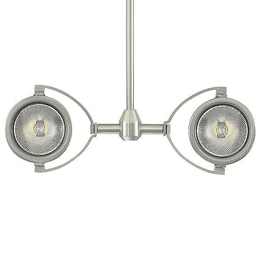 Elton Double Head - Satin Nickel Finish
