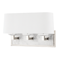 Load image into Gallery viewer, Elwood 3-Light Bath Vanity - Polished Nickel Finish
