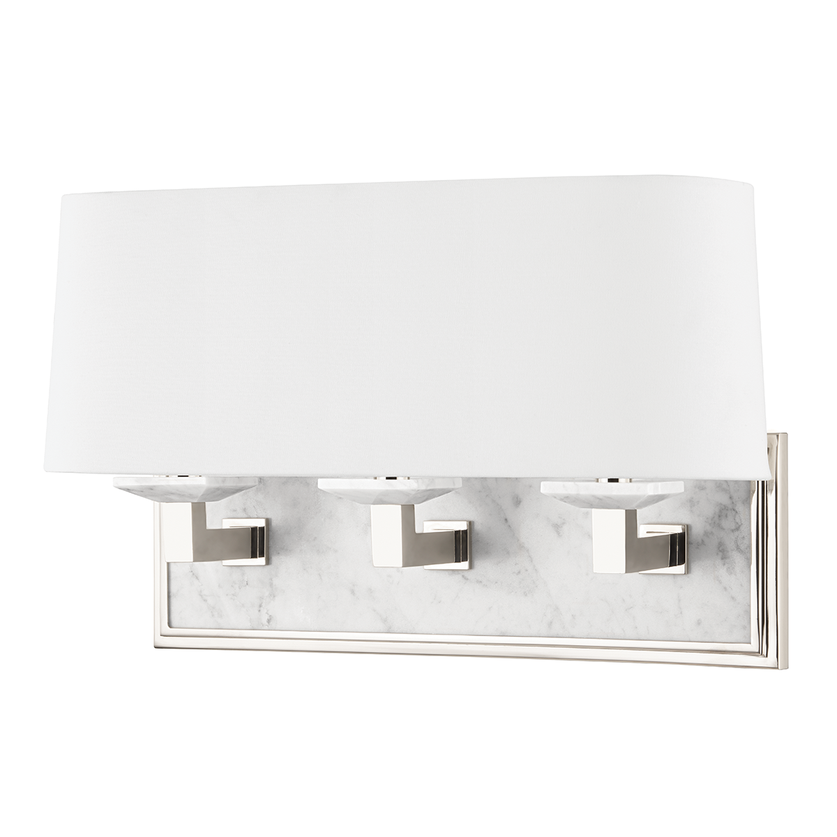 Elwood 3-Light Bath Vanity - Polished Nickel Finish