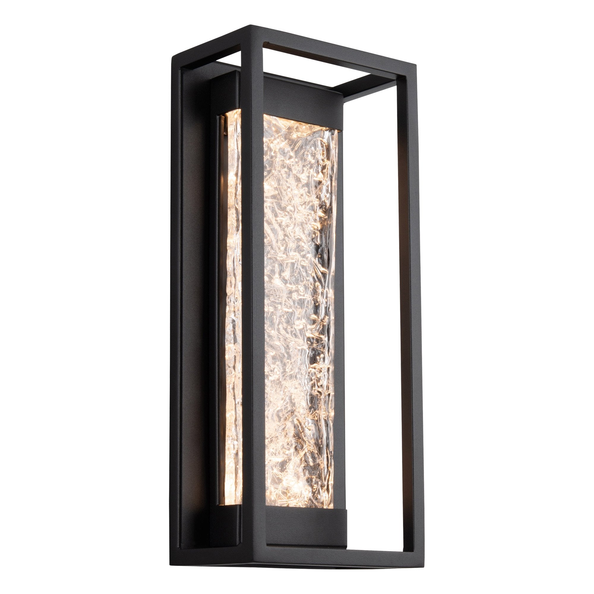 Elyse 16.5" LED Outdoor Wall Sconce - Black Finish