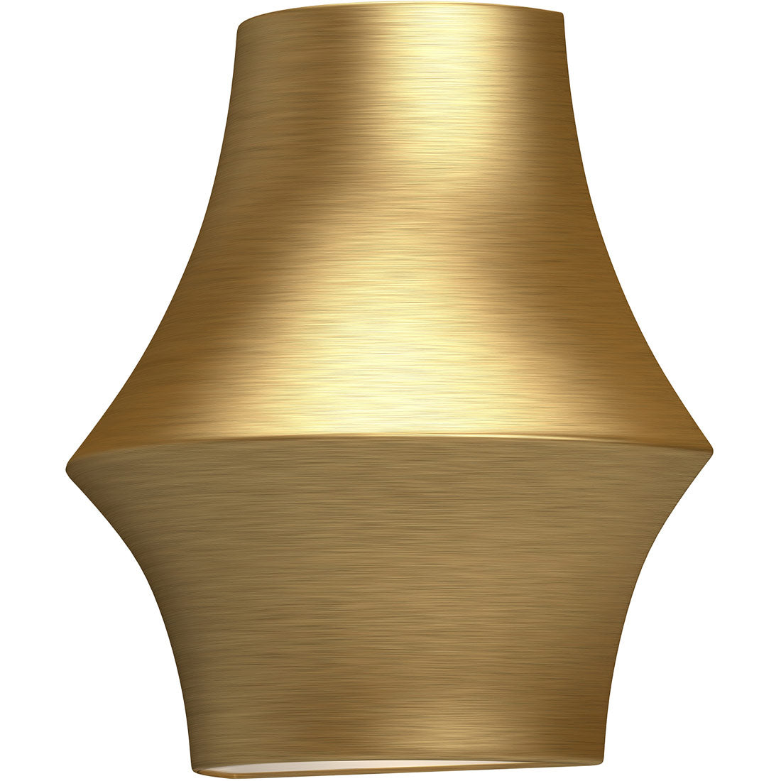 Emiko Flush Wall Sconce - Aged Gold Finish